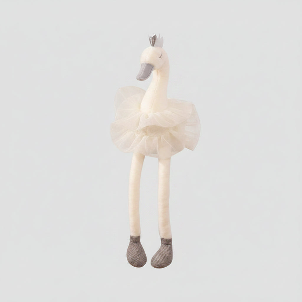 cisne de pelúcia branco