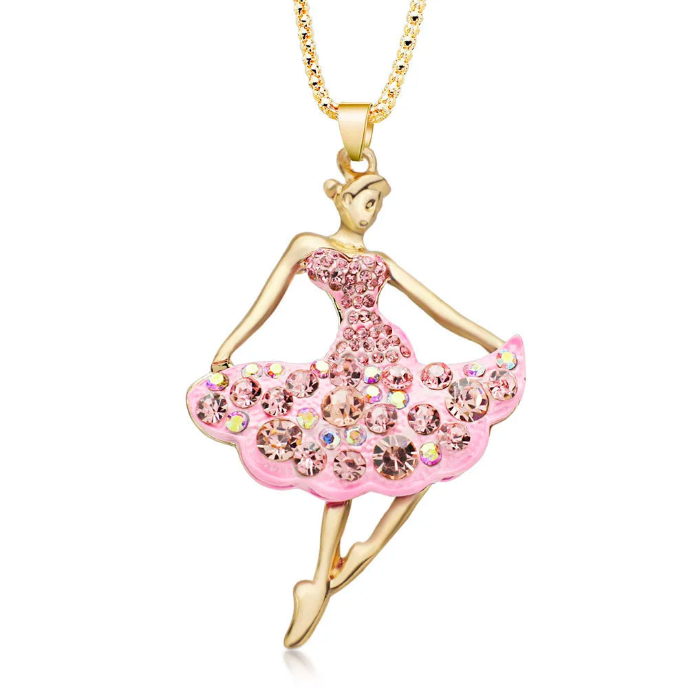 colar bailarina com