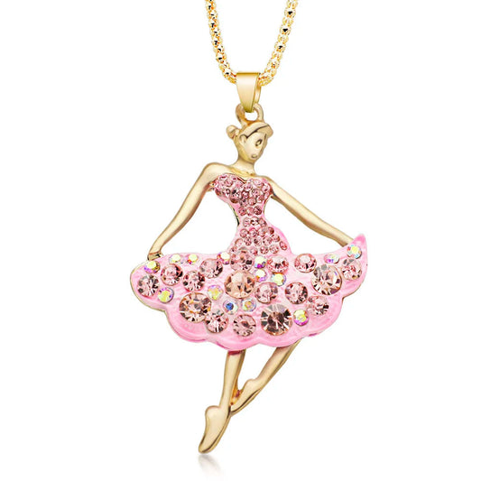 colar bailarina com