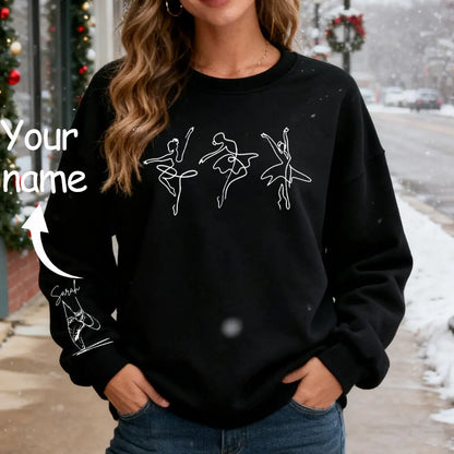 custom ballerina sweatshirt