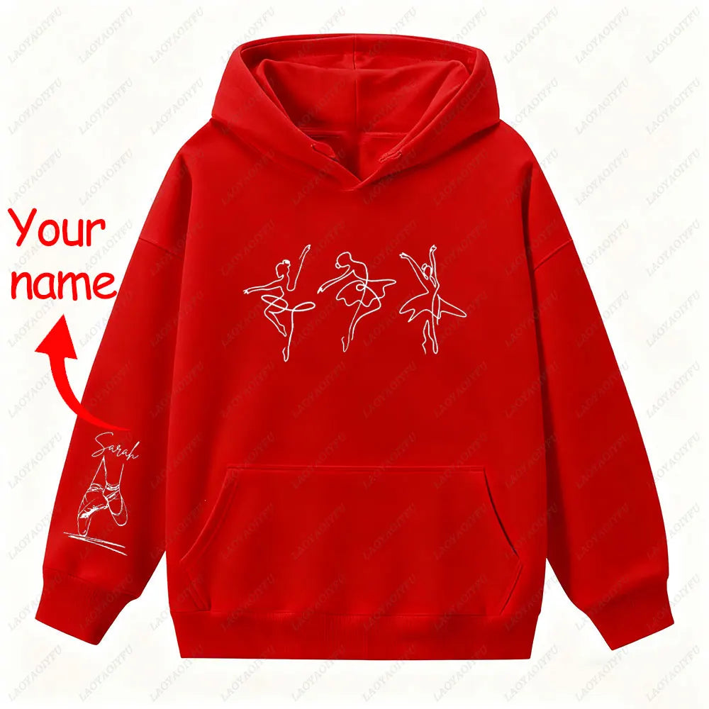 custom ballerina sweatshirt m
