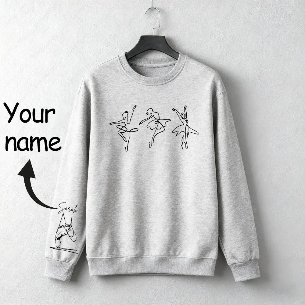 custom ballerina sweatshirt m