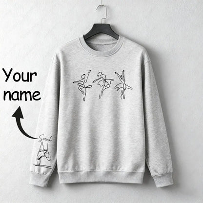 custom ballerina sweatshirt m