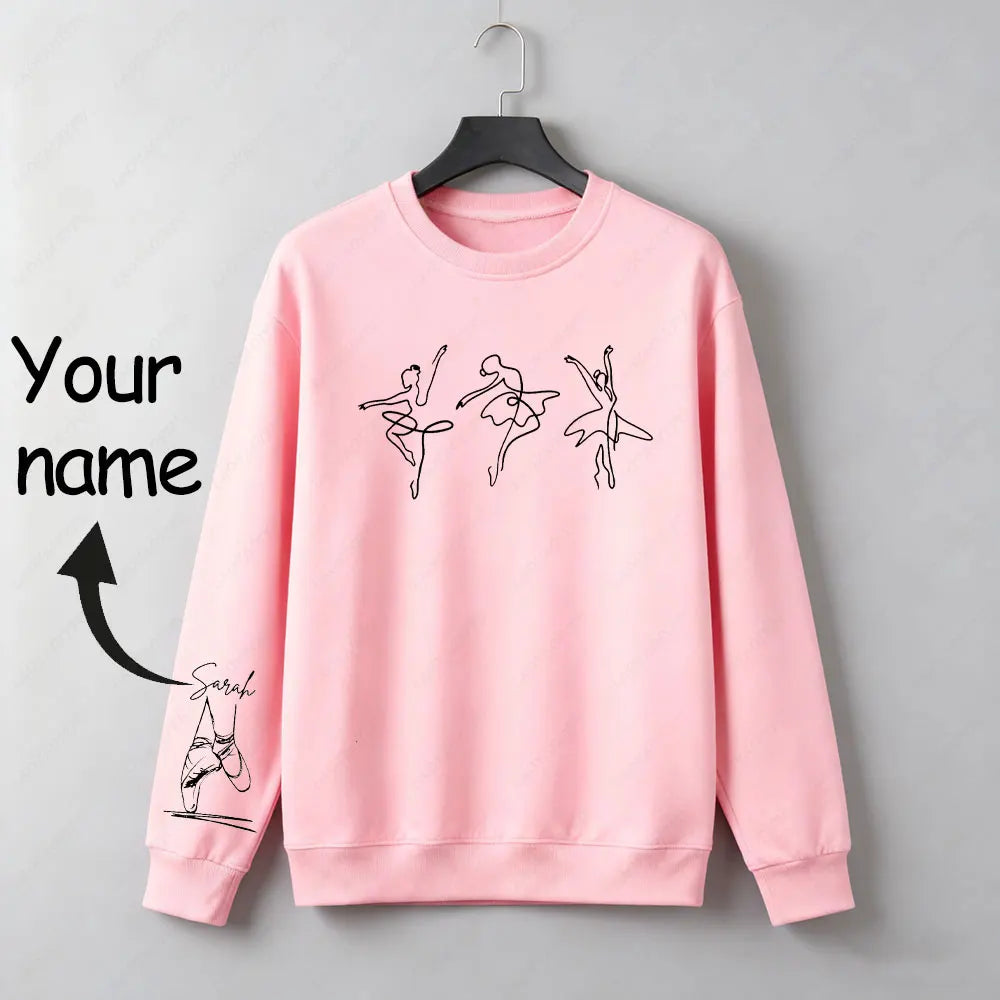 custom ballerina sweatshirt xl