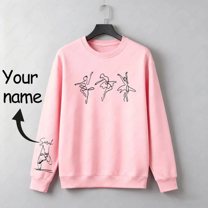 custom ballerina sweatshirt xl