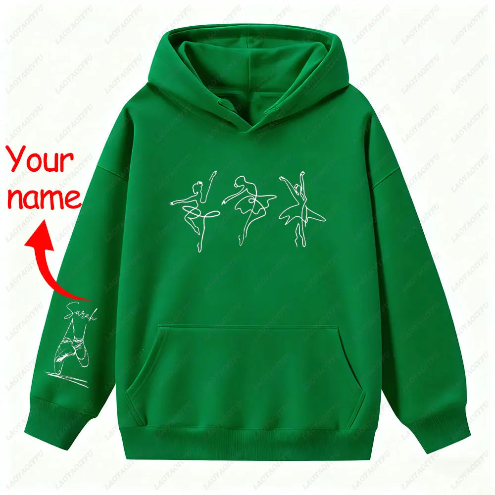 custom ballerina sweatshirt xl