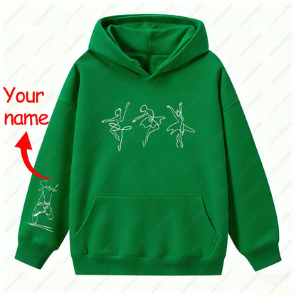 custom ballerina sweatshirt xl