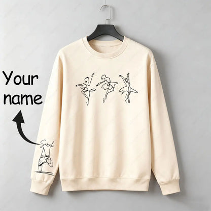 custom ballerina sweatshirt xxxl
