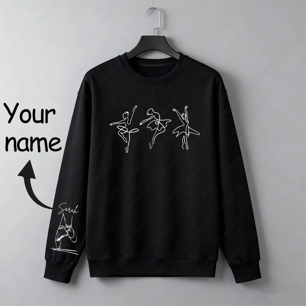 custom ballerina sweatshirt xxxl