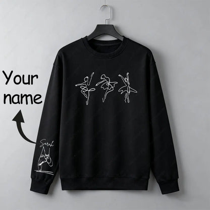 custom ballerina sweatshirt xxxl