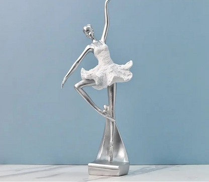 escultura de bailarina e