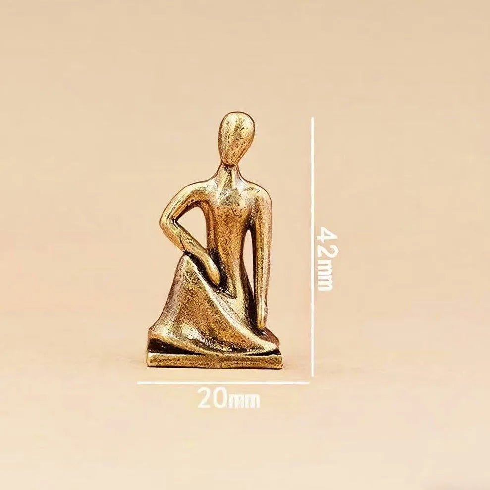 escultura de cobre c
