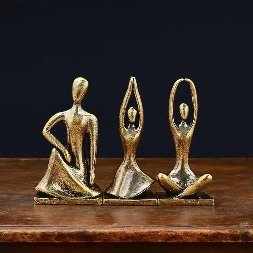 estatueta de cobre