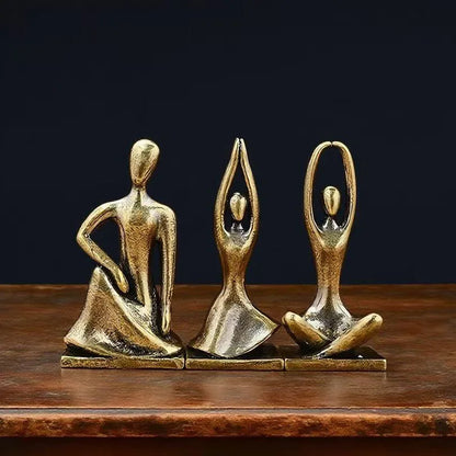 estatueta de cobre