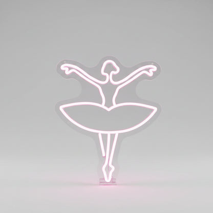 luminária neon bailarina