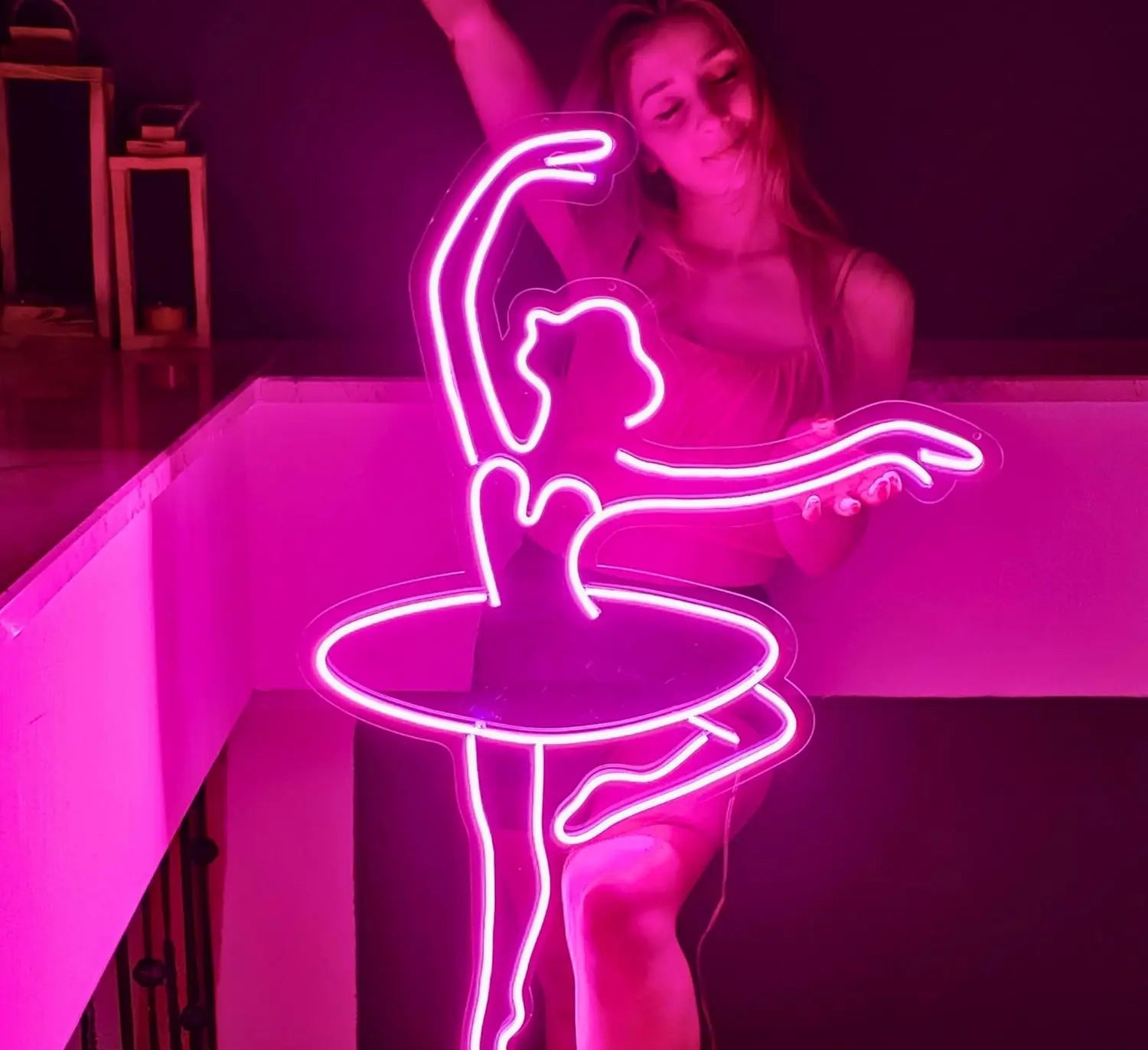 luminária neon led
