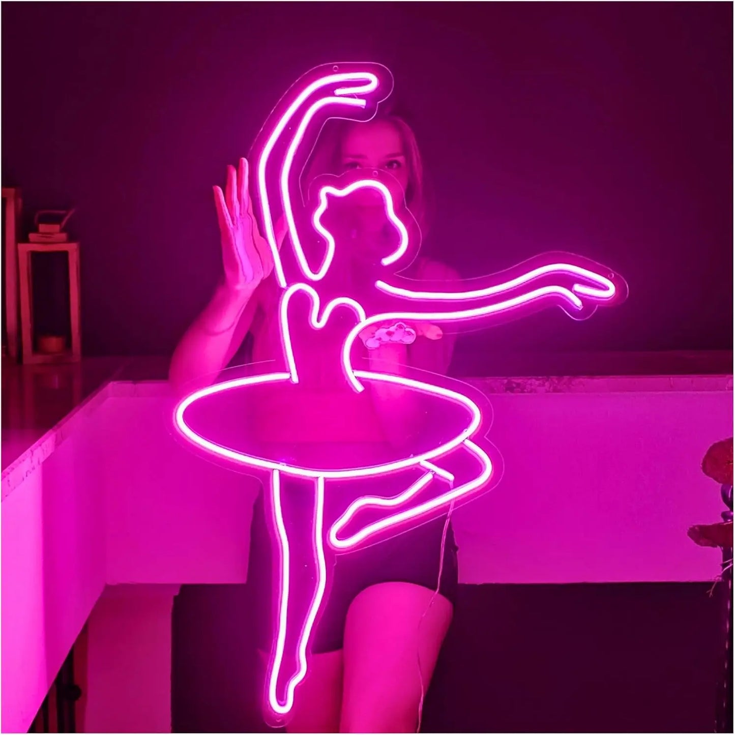 luminária neon led
