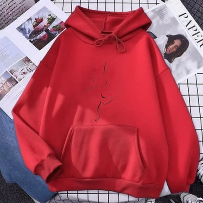 minimalist dance hoodie