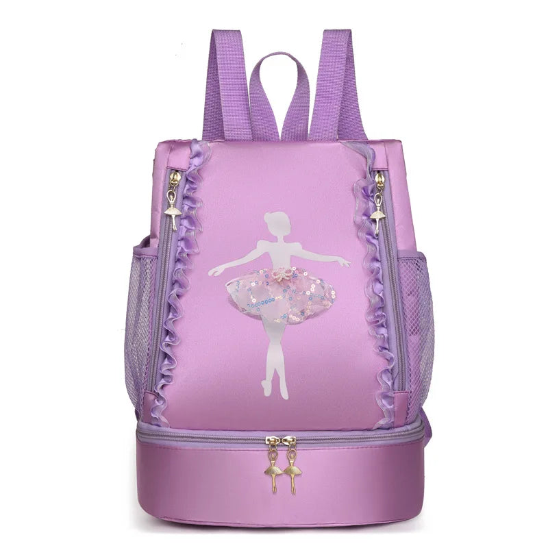 mochila de balé tamanho