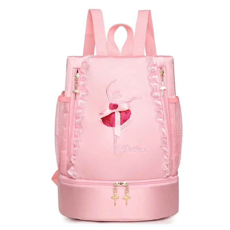 mochila de balé tamanho