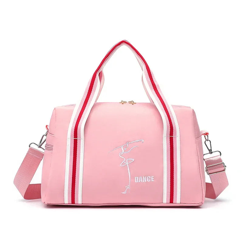 mochila de dança rosa