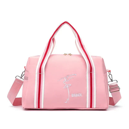 mochila de dança rosa