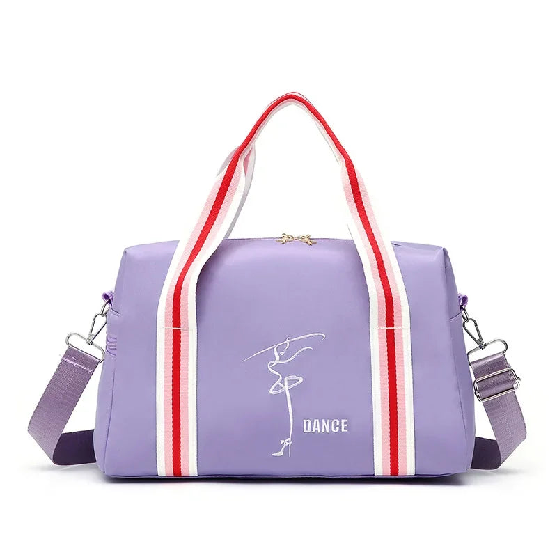 mochila de dança roxo