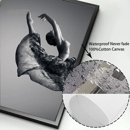 pôster bailarina em