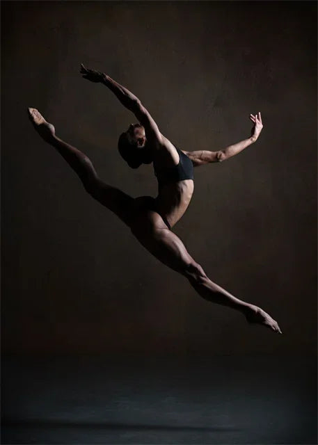 pôster bailarina em laranja