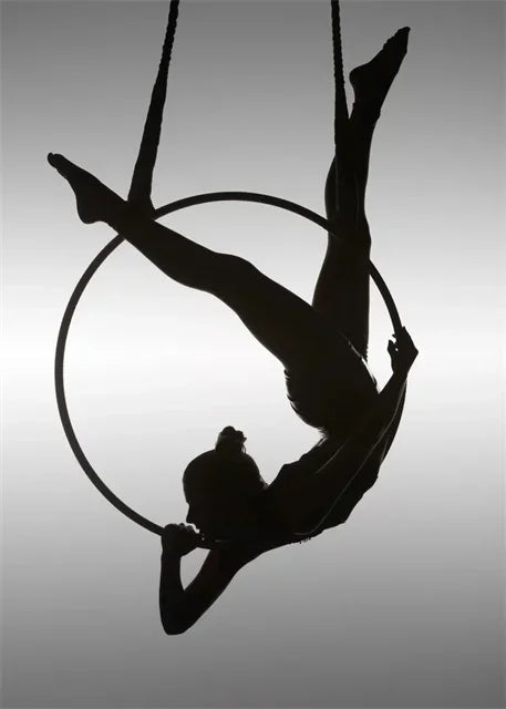 pôster bailarina em marrom