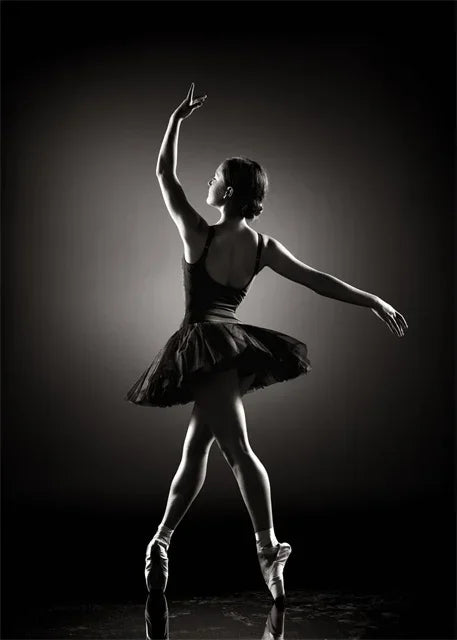 pôster bailarina em verde