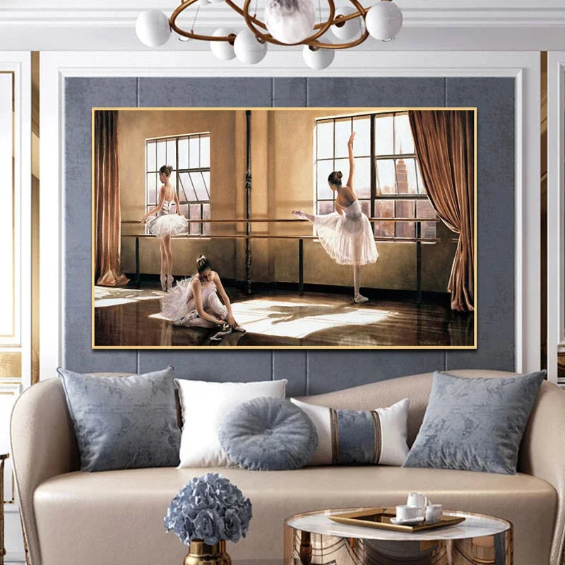 pôster bailarina pintura