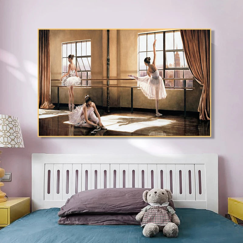 pôster bailarina pintura