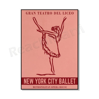 pôster de bailarina 9