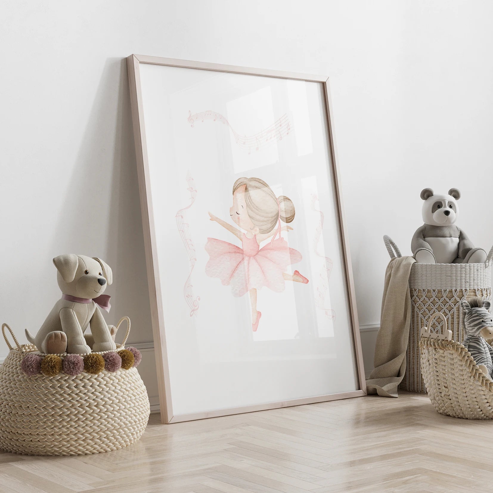 poster infantil bailarina pw225-3