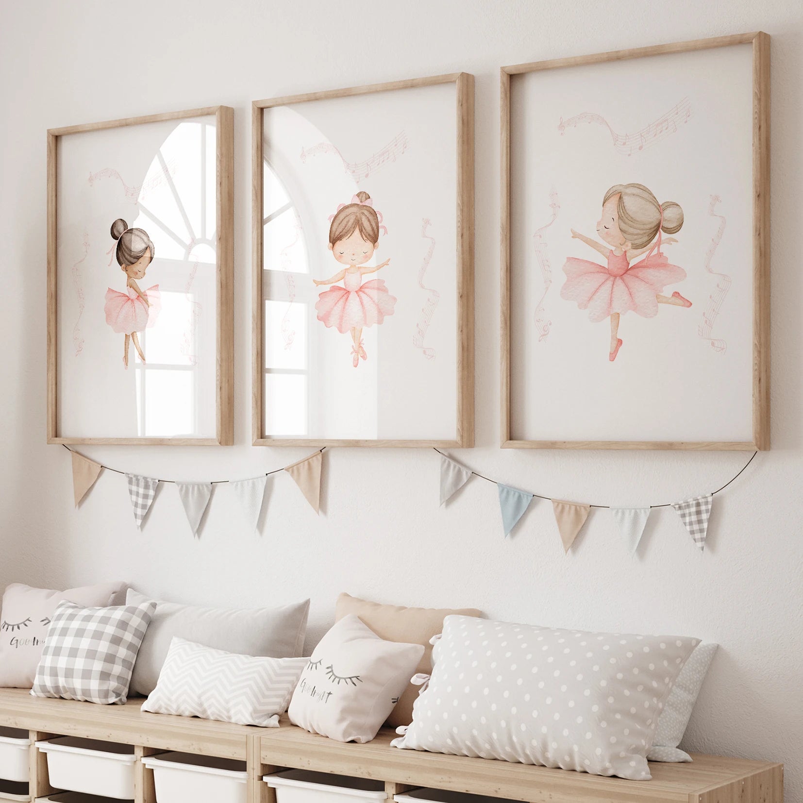 poster infantil de pw225-3peças