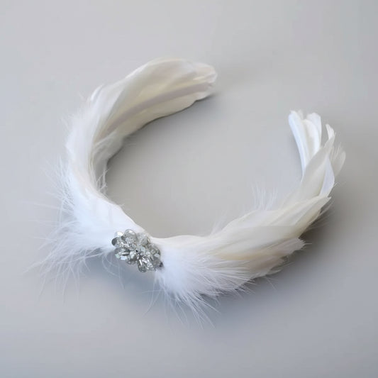 tiara cisne branco branco
