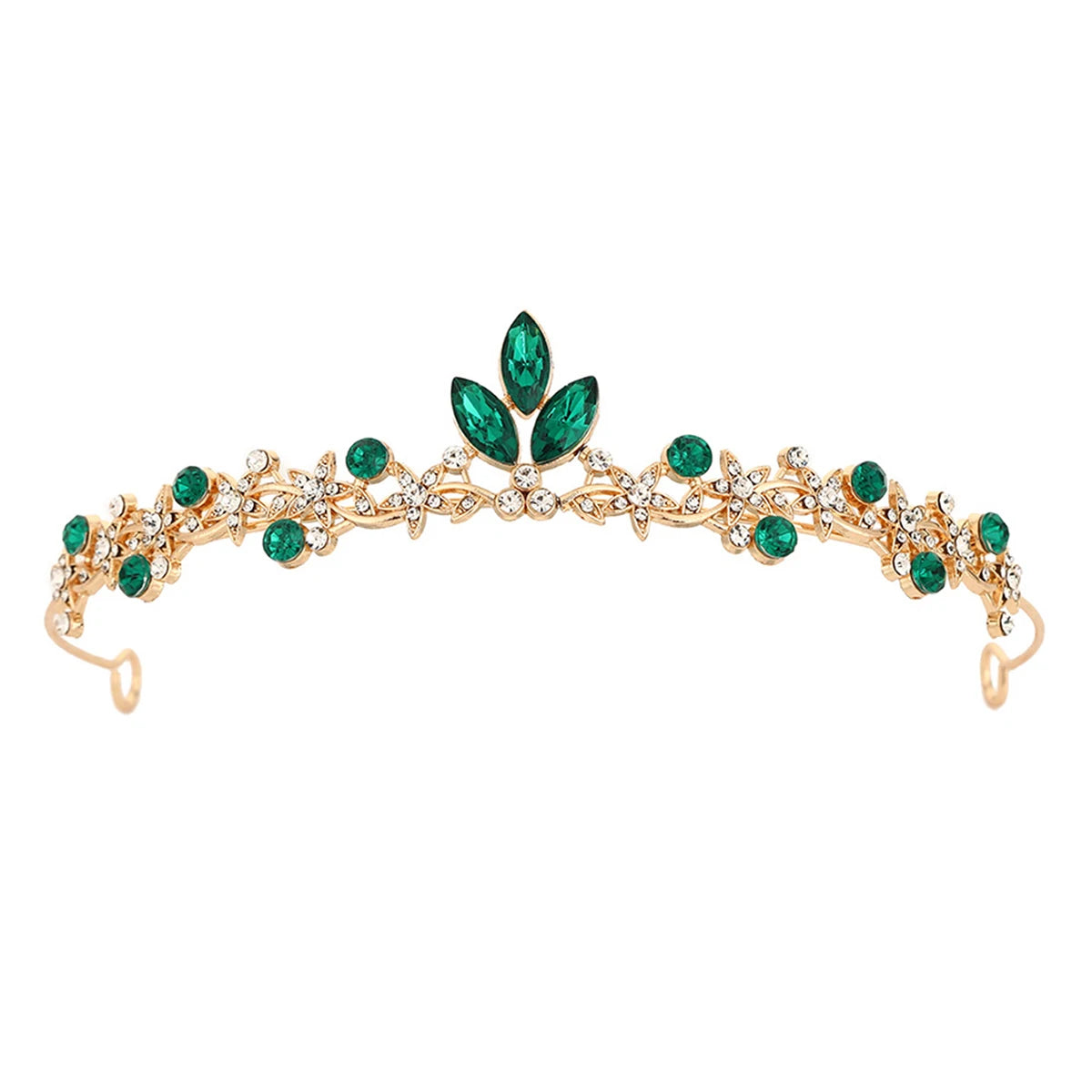 tiara cristal barroca color a