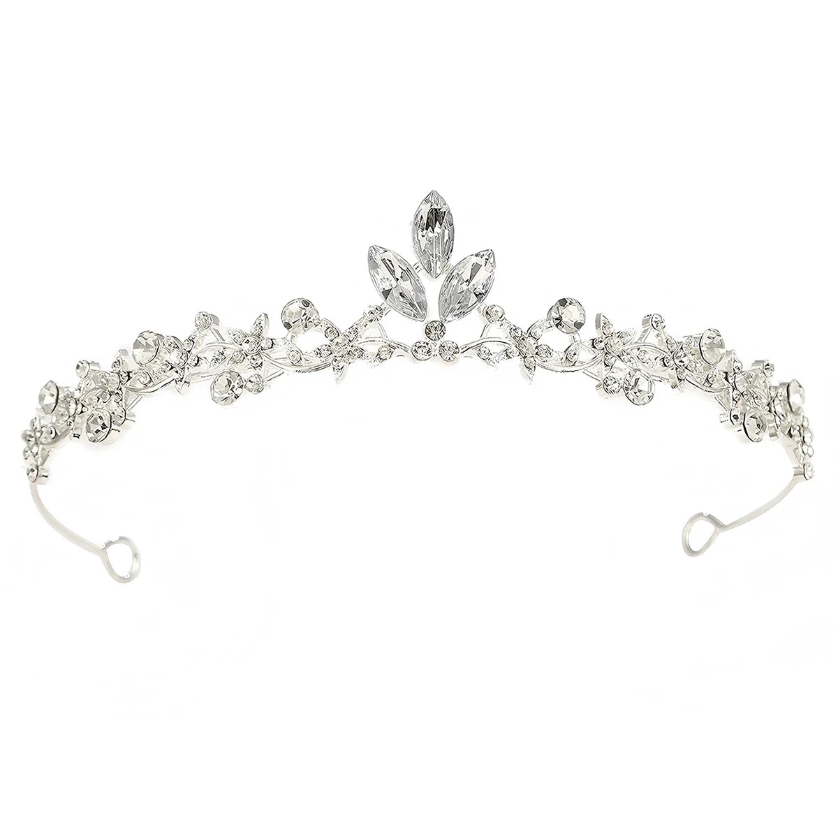 tiara cristal barroca cor